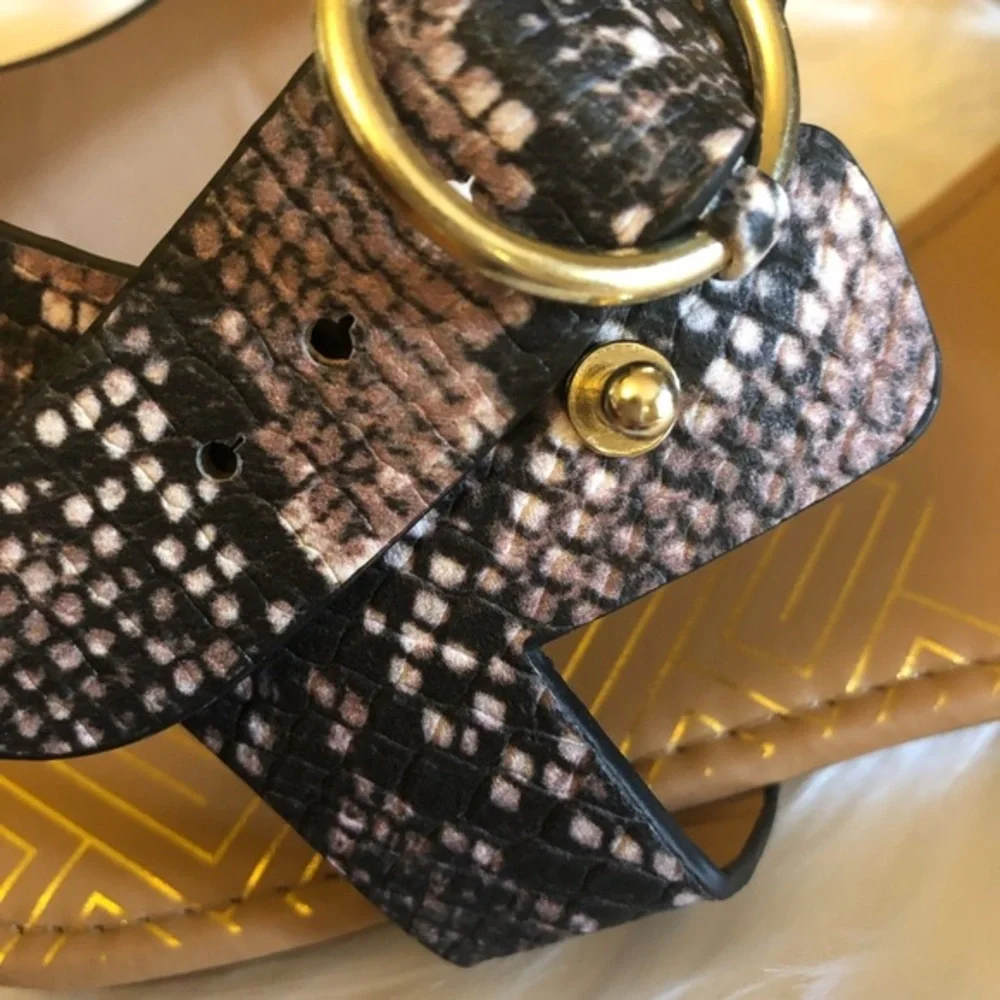 Snake Skin Sandals - Picture 3 of 3